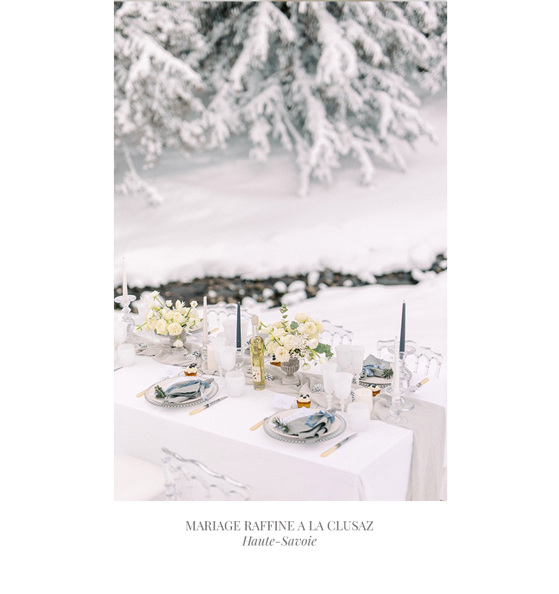 Mariage d'hiver élégant à la neige en Haute Savoie – La Clusaz