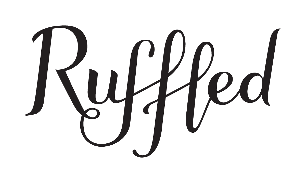 Ruffled 01 Main Logo BLACK