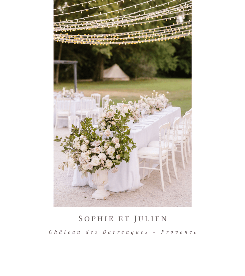 Mariage au Château des Barrenques – Provence
